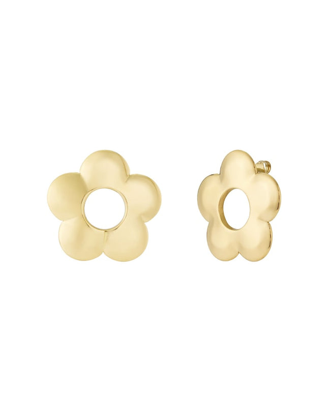 Grote bloemen oorbellen