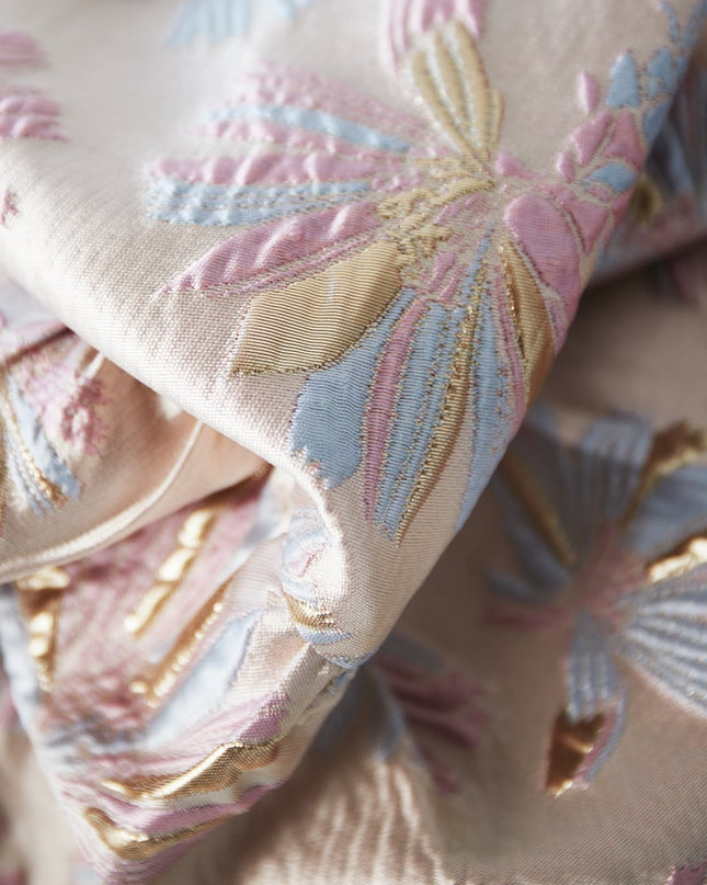 Short sleeve top floral - Champagne