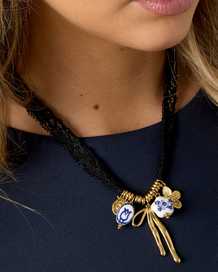 Polyester Lange Kettingen Bloemen Casual Dagelijks Romantisch Serie Dames sieraden