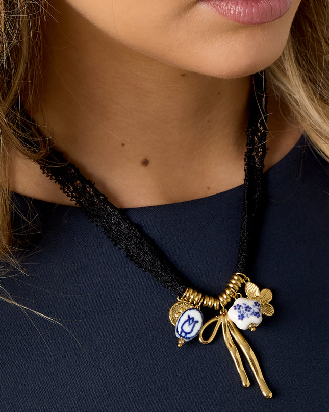 Polyester Lange Kettingen Bloemen Casual Dagelijks Romantisch Serie Dames sieraden