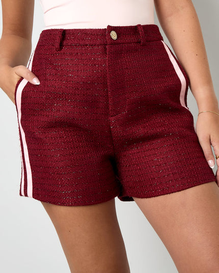Lurex Tweed short