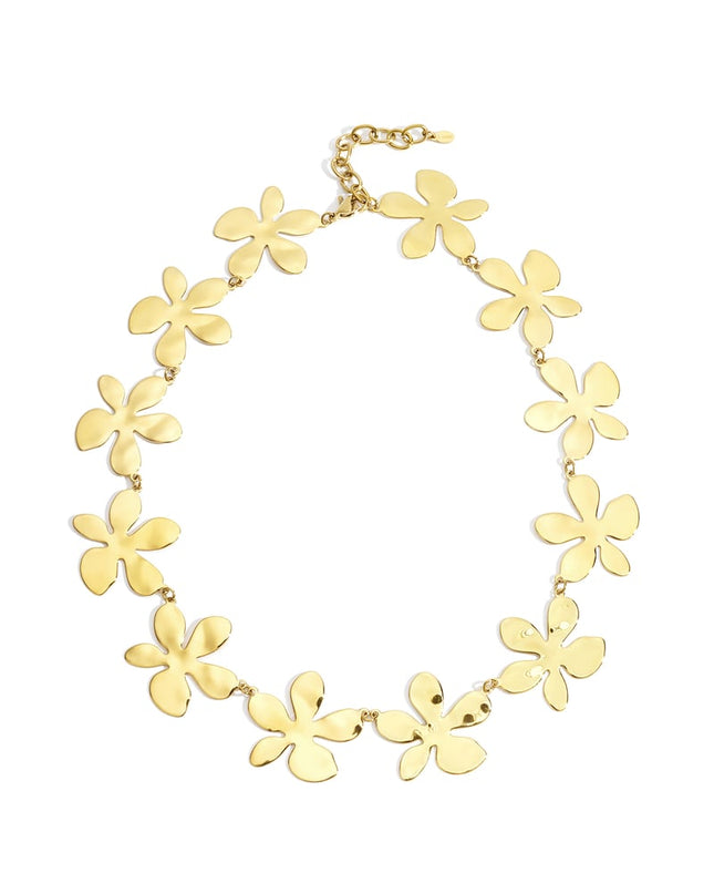 Stainless Steel Chain Necklaces Flower Casual Daily Simple Series Women's jewelry