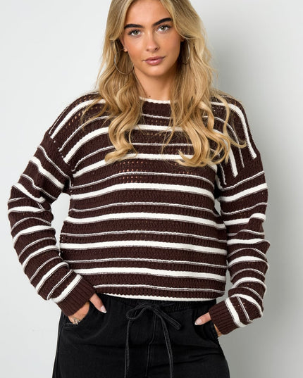 It-sweater met strepen