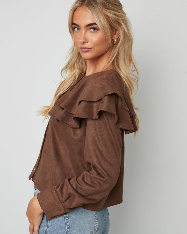 Layered Blouse Suede