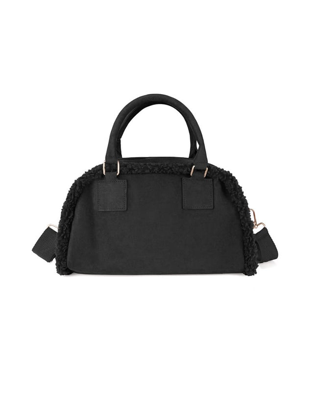 Shoulder bag with teddy details