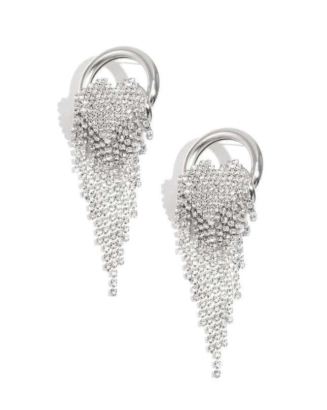 Oorbellen met ijzeren hanger, onregelmatige vorm, elegante kerst, luxe serie, damessieraden