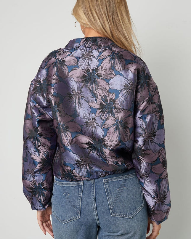 Jacquard Jacket Flower
