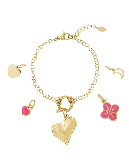 Chunky hart DIY armband