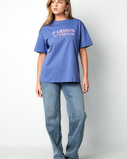 T-shirt pardon my french