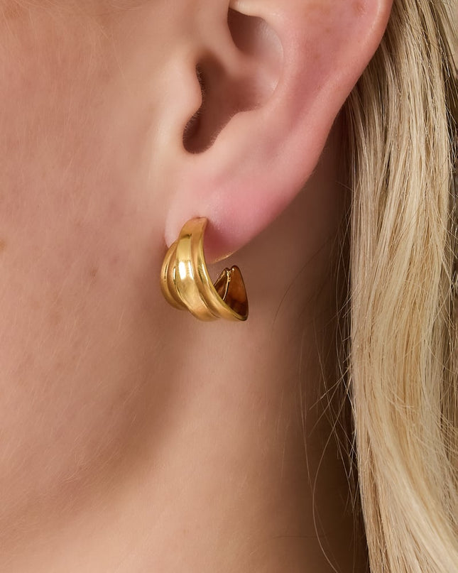 Gepolijste lusoorbellen