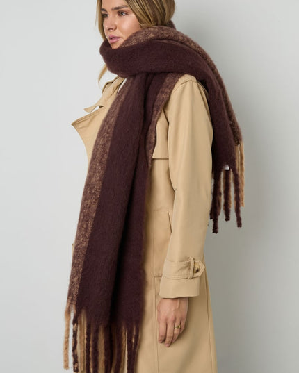 Winter scarves mixed color Casual Polyester Daily