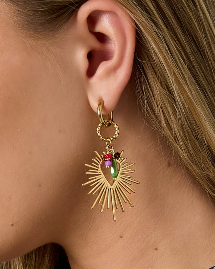 Shining Heart Happy Charm oorbellen