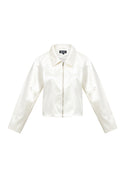 Woven Polyester Fiber Vrouwen Jas Casual Herfst/Winter Solid Color