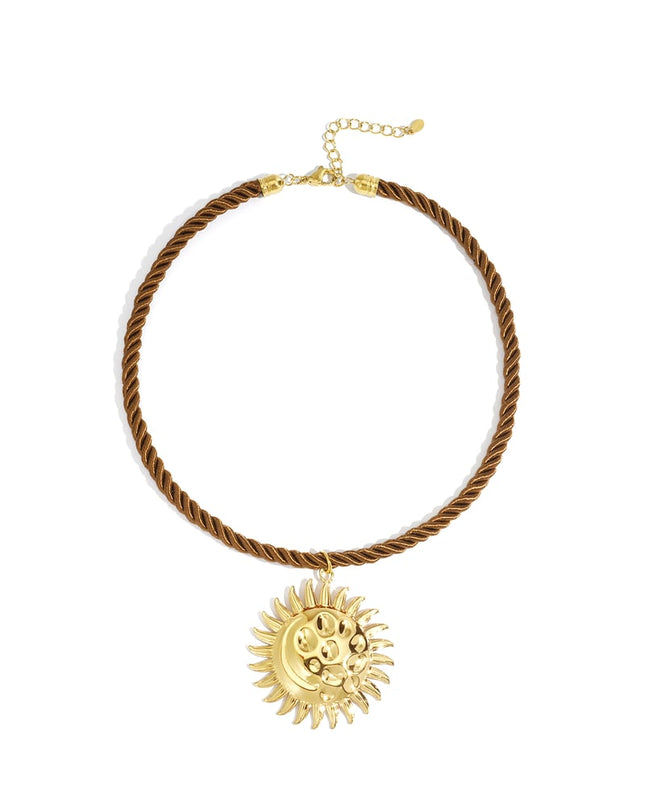 Polyester Pendant necklaces sun Casual Daily Simple Series Women's jewelry