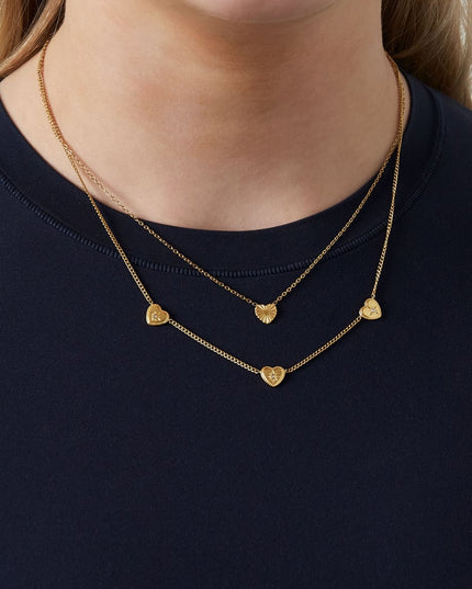 All the love ketting - zilverkleur