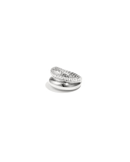 Dubbele ring met structuur