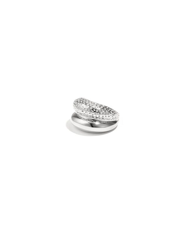 Dubbele ring met structuur