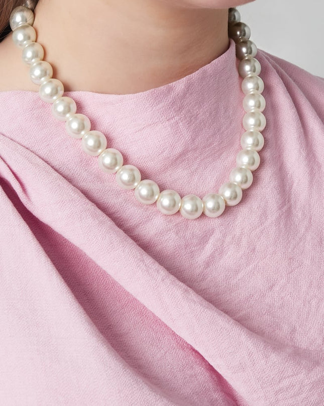 Pearl baby ketting -14mm