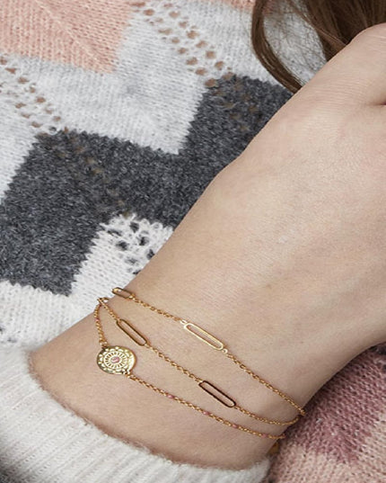 Armband Seductive Goud kleur Stainless Steel