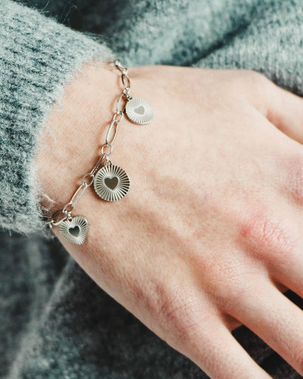 Armband Locked in Love Goud kleur Stainless Steel