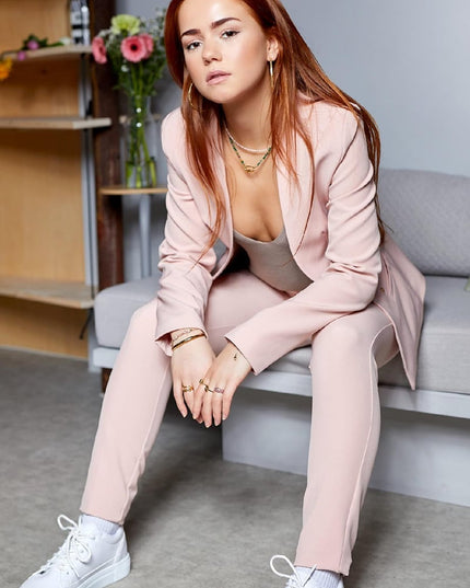 Slim fit pants Beige S