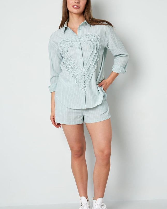 Blouse Heart - Green
