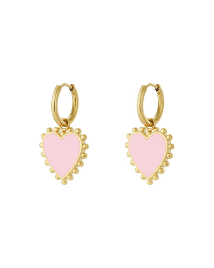 Funky Hart Oorbellen