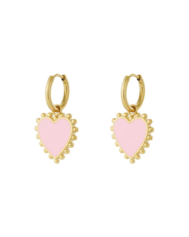 Funky Hart Oorbellen