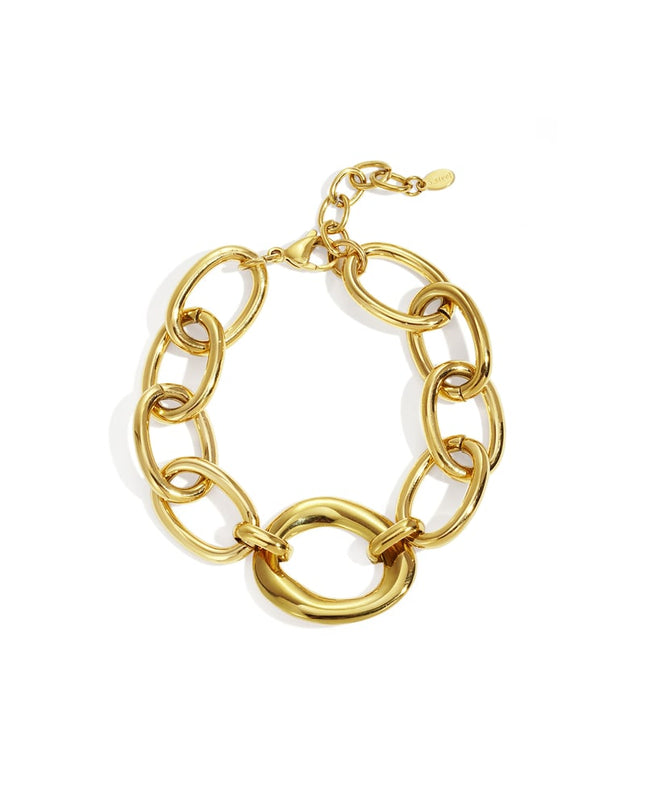 Stainless Steel Chain Bracelets Chain Casual Daily Simple Series Women's jewelry