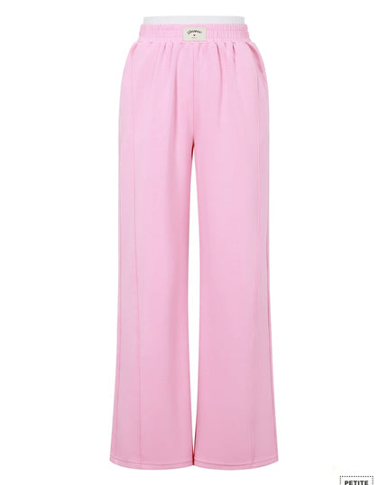 Polyester fiber (polyester) Straight pants Solid color Sporty All Fit  Clothes