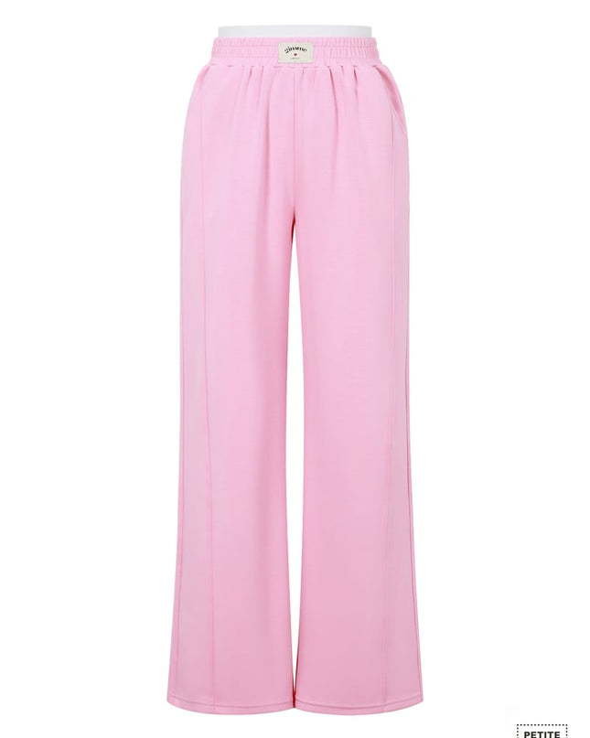 Polyester fiber (polyester) Straight pants Solid color Sporty All Fit  Clothes