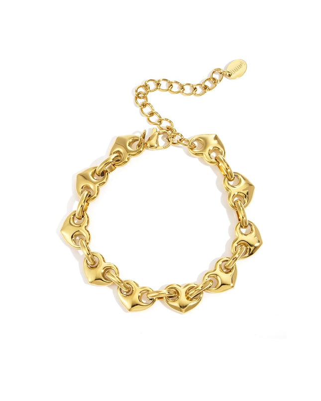 Stainless Steel Chain Bracelets Chain Casual Daily Simple Series Women's jewelry