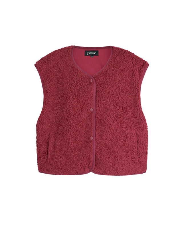 Geweven Polyestervezel Vrouwen Vest Casual Solide Kleur Herfst/Winter