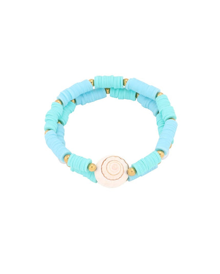 Dubbele schelp armband