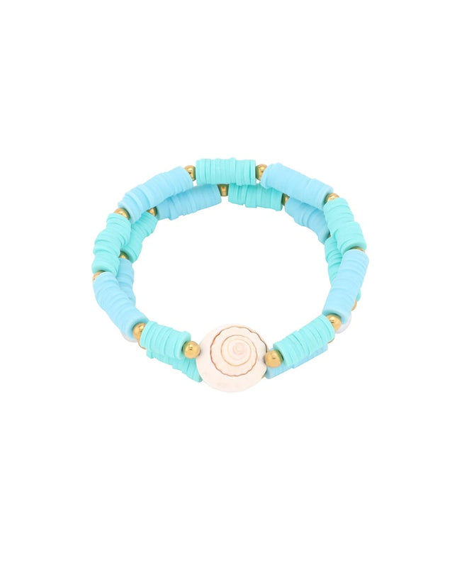 Dubbele schelp armband