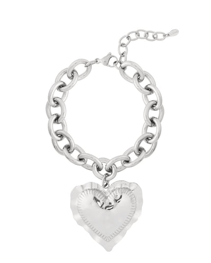 Armband met een opvallend hart