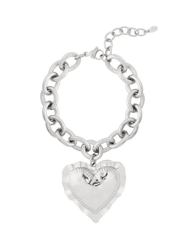 Armband met een opvallend hart