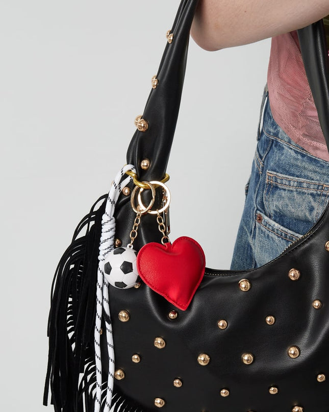 Football love Bag Charm