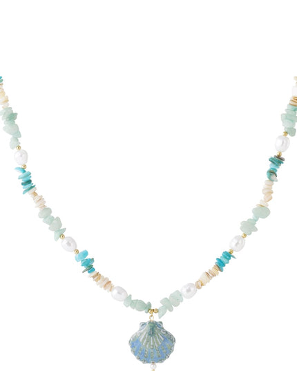 Kettingen met stenen kralen, schildpad, casual, vakantie/strand, eenvoudige serie, damessieraden