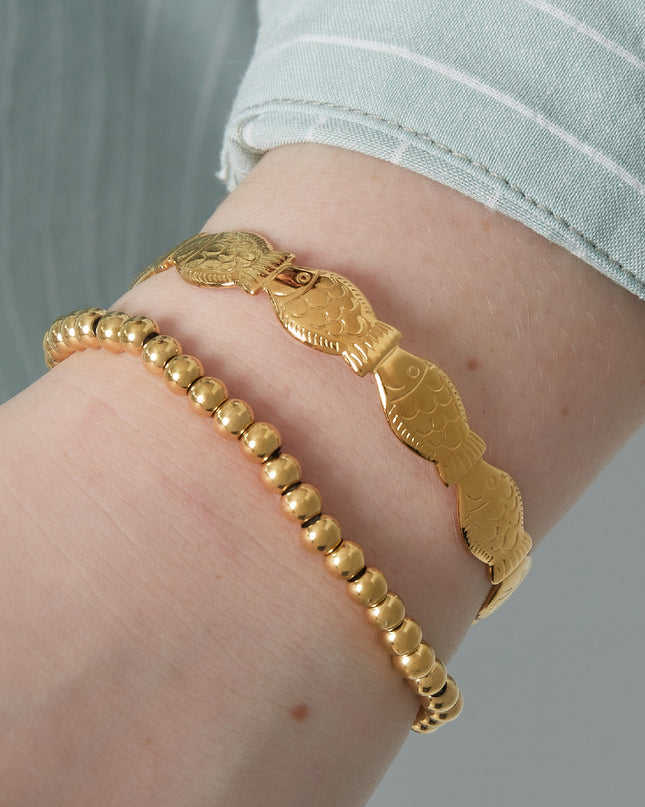 Massieve kralenarmbanden - 5 mm