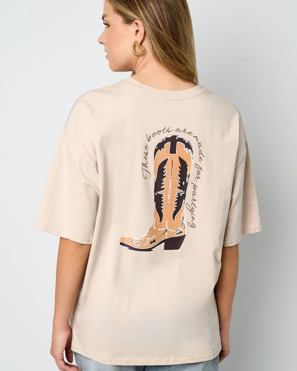 T-shirt Cowboy Boots