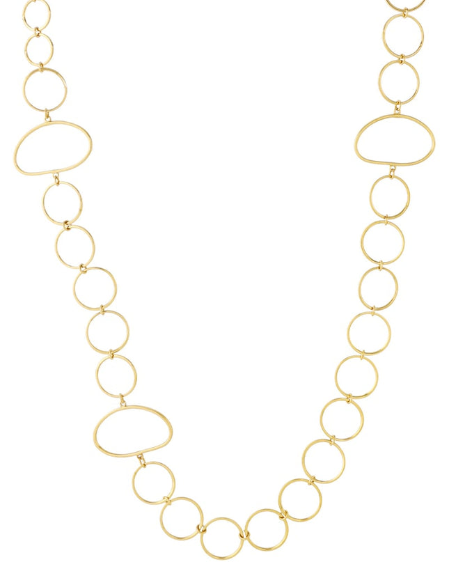 Cirkelvormige statement ketting