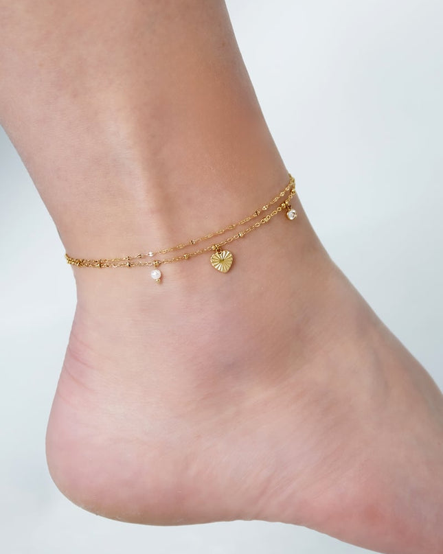 love love love ankle bracelet