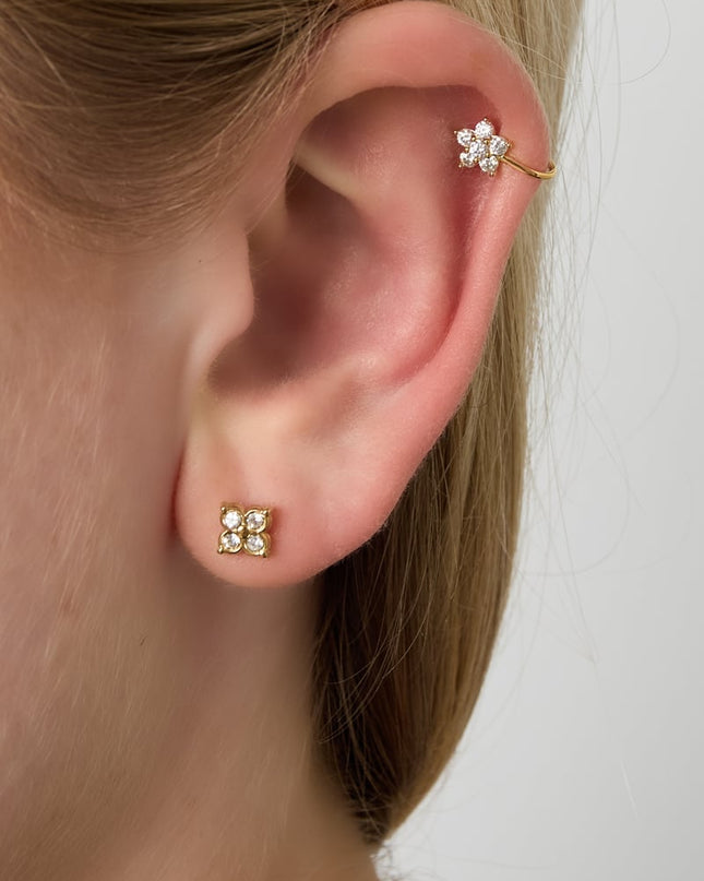 Neus- en oor cuff floral