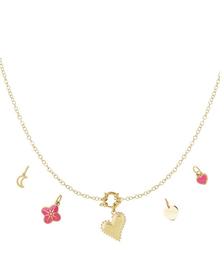 Chunky hart DIY ketting