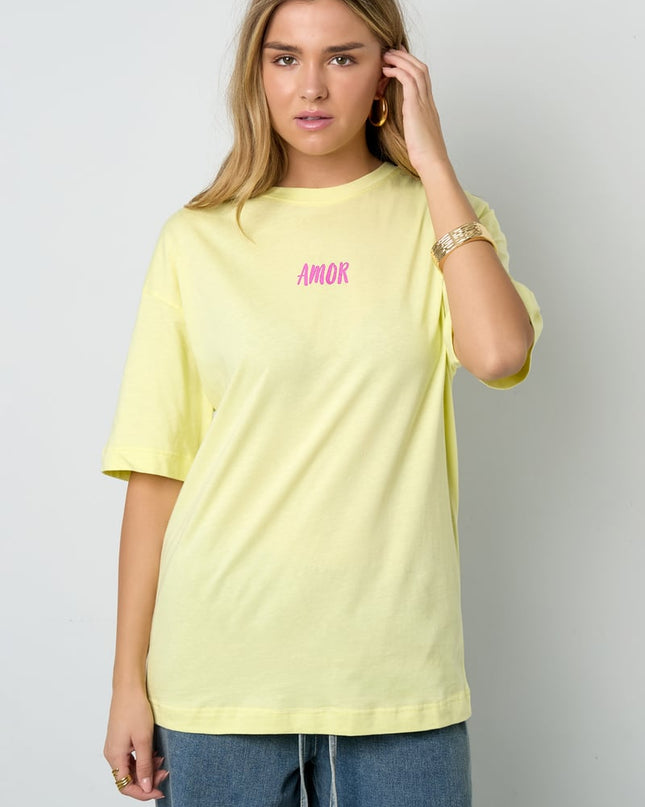 Amor por el mar oversized tee