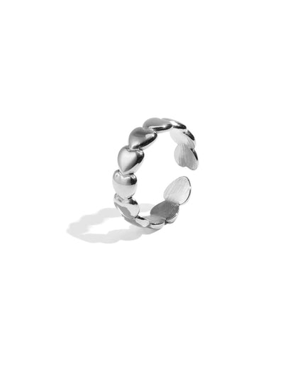 Stainless Steel Minimalist Rings Heart Casual Daily Simple Series Women's jewelry