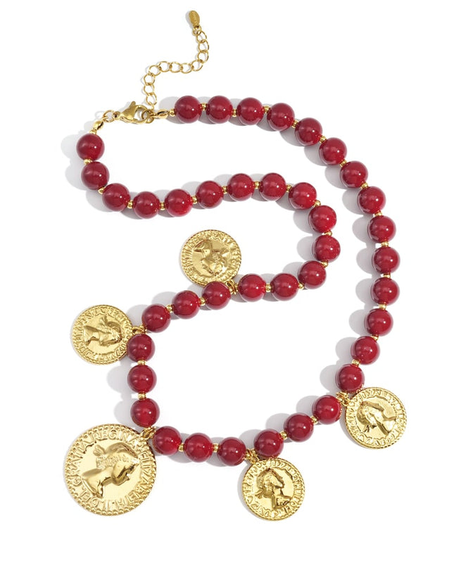 Acryl kralen kettingen figuur Retro Daily Classic serie dames sieraden