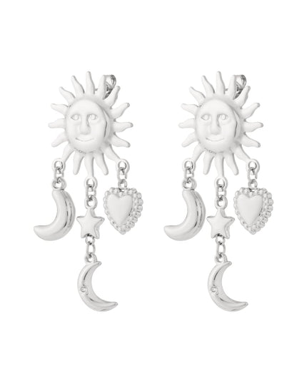 Love to the Moon and Back oorbellen