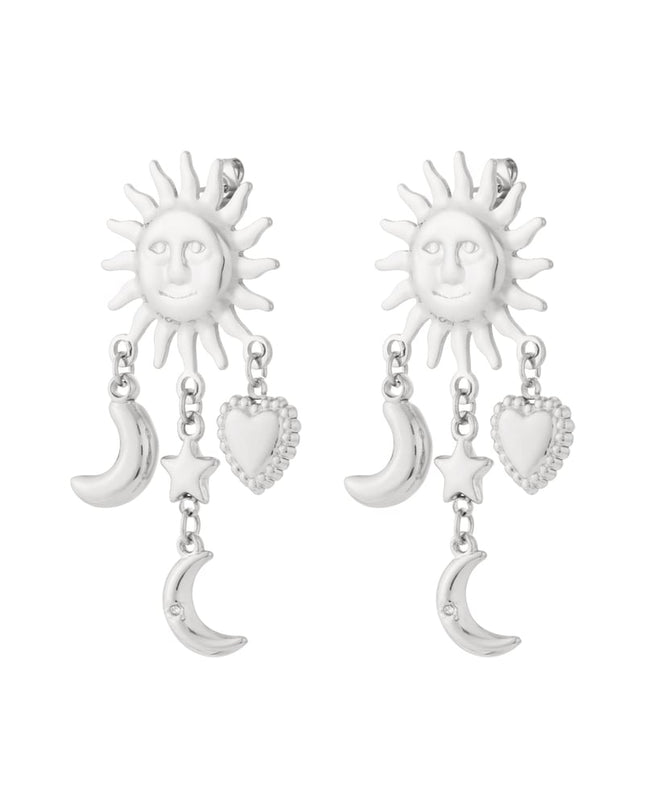 Love to the Moon and Back oorbellen